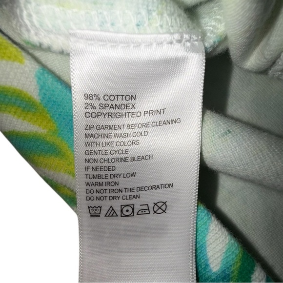 TOMMY BAHAMA Aruba La Playa Palms Full-Zip Sweatshirt - XL White/Green - Picture 11 of 15